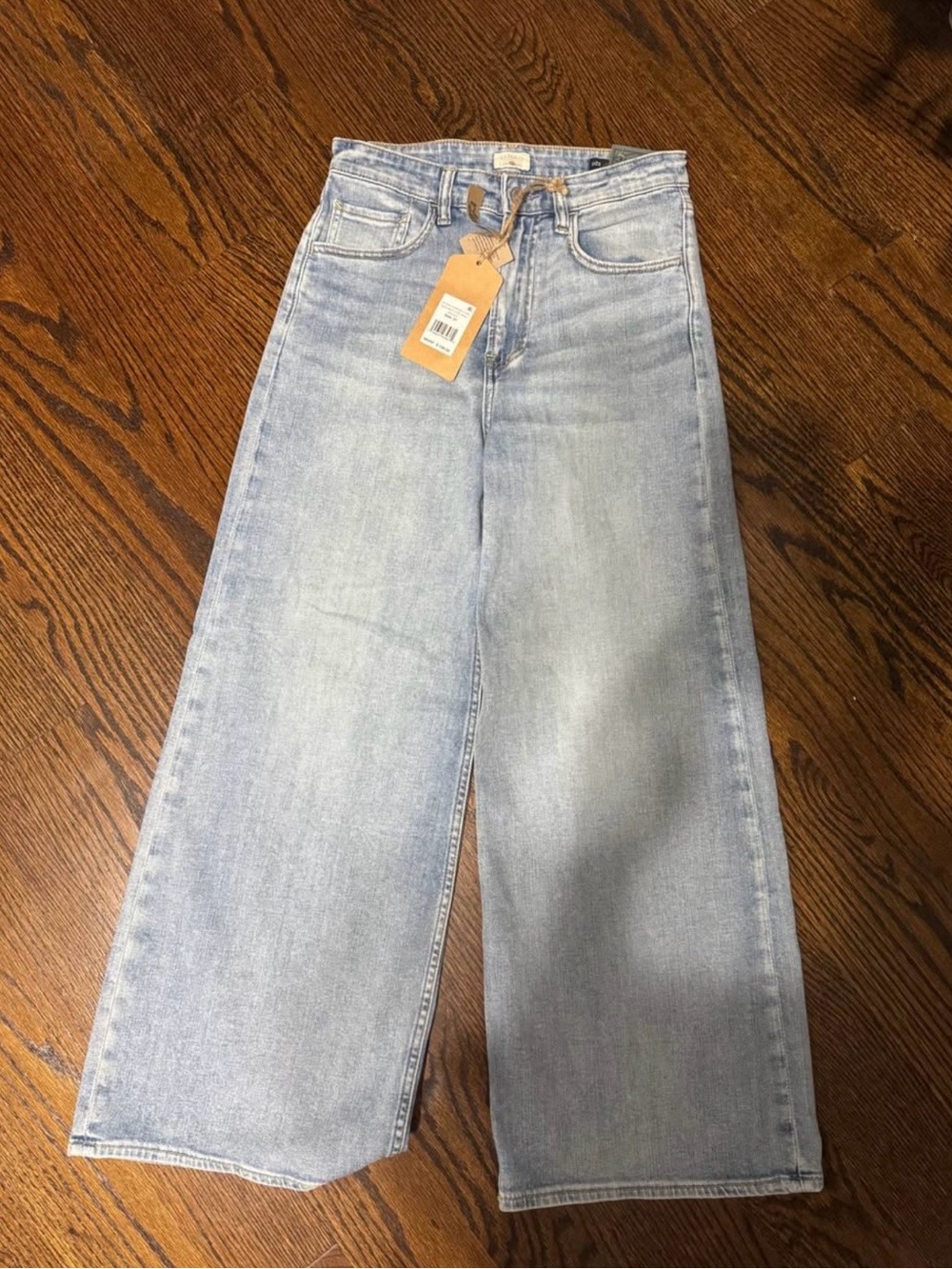 Saturday Denim Wide Leg Ankle - West Cove Wash - Picture 2 of 3